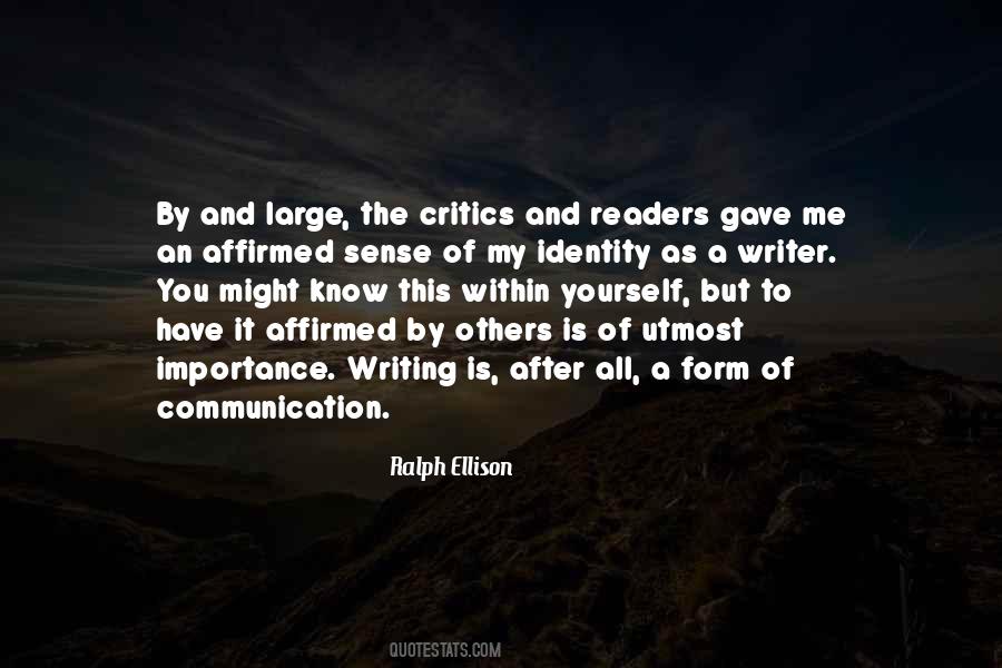 Importance To Others Quotes #1271377