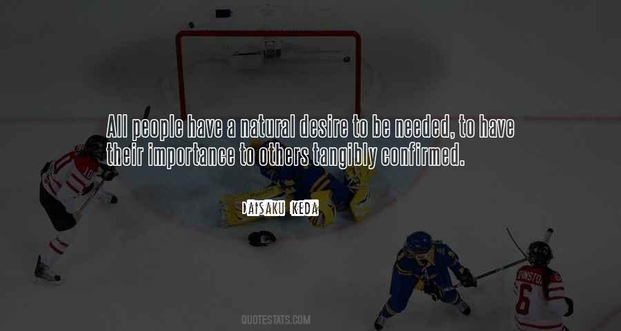 Importance To Others Quotes #1721823