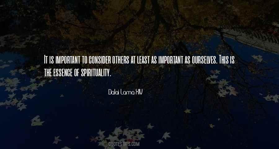 Importance To Others Quotes #1827625