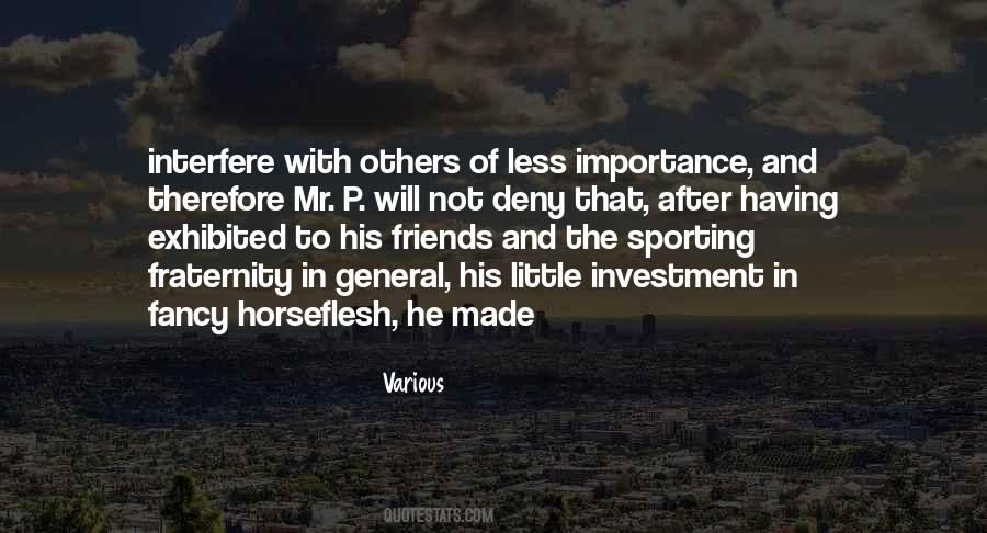 Importance To Others Quotes #628217