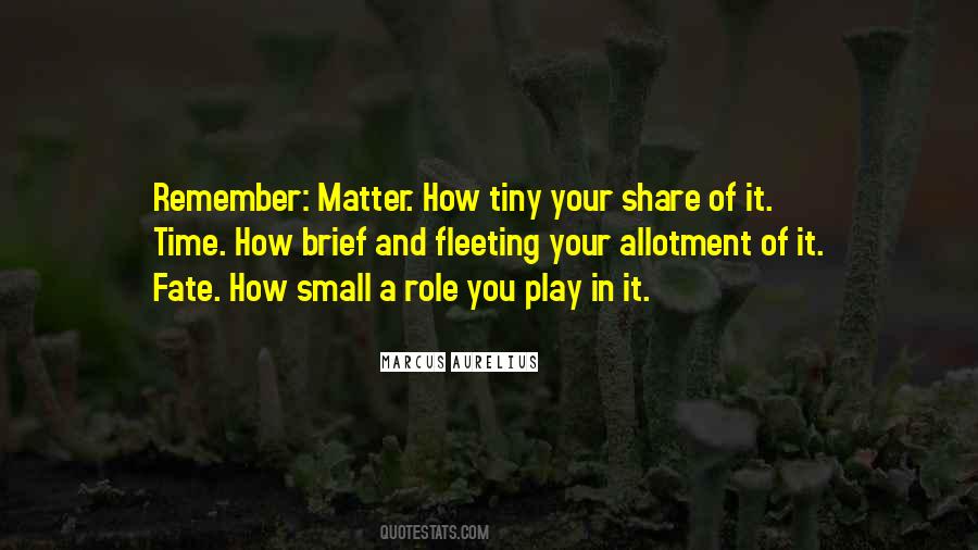 Small Time Quotes #1096874