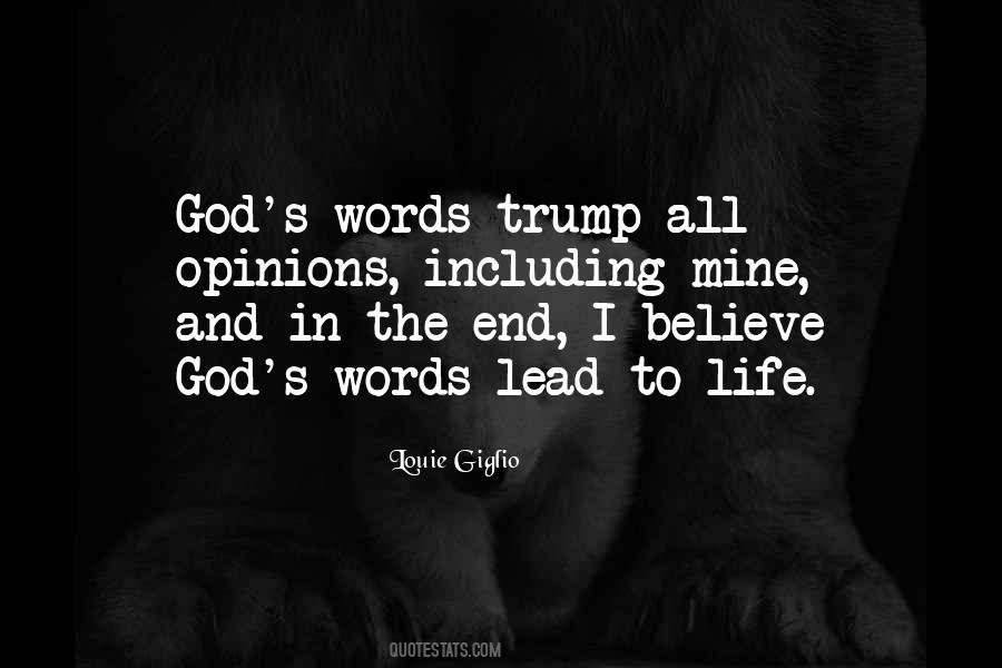 I Believe God Quotes #1720747