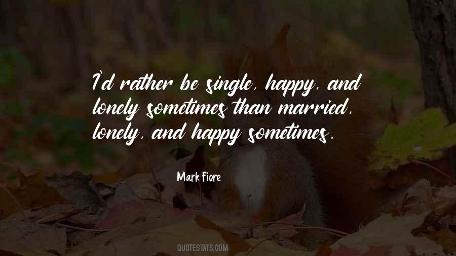 Single Lonely Quotes #696677