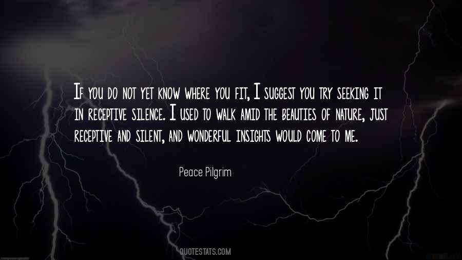Walk In Nature Quotes #1667220