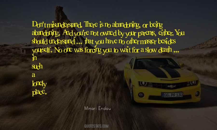 Being A Master Quotes #847704