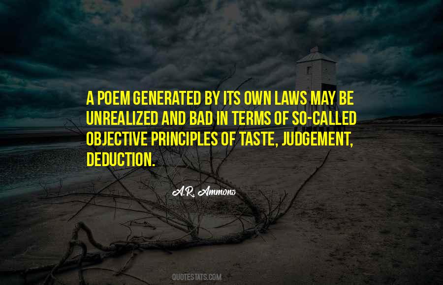 Own Judgement Quotes #1224032