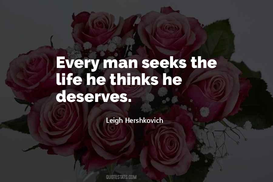 She Deserves The Best Quotes #156524