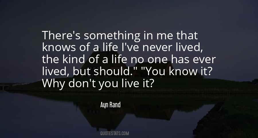 Lived Life Quotes #34105