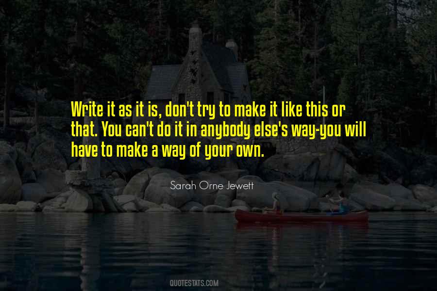 Make Your Way Quotes #55087