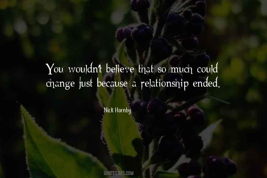 Change Relationship Quotes #1329441