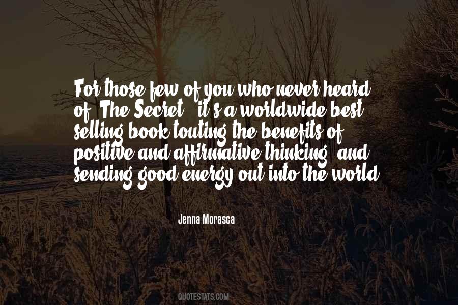 Good Positive Energy Quotes #390537
