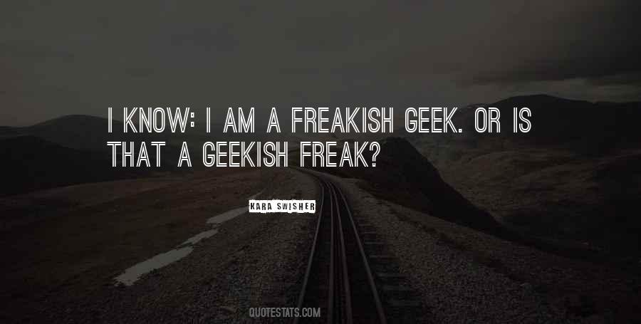 Freakish Quotes #725540