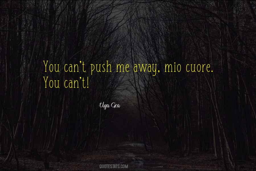 You Push Me Away Quotes #439308