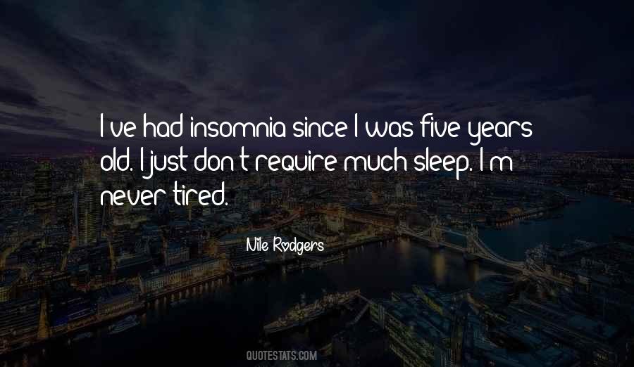 Tired Sleep Quotes #1150865