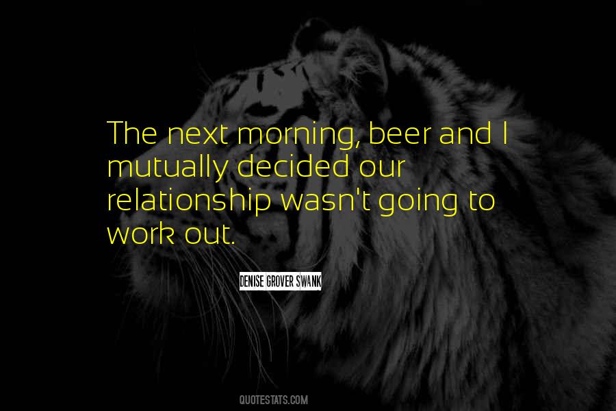 Morning Beer Quotes #1281718