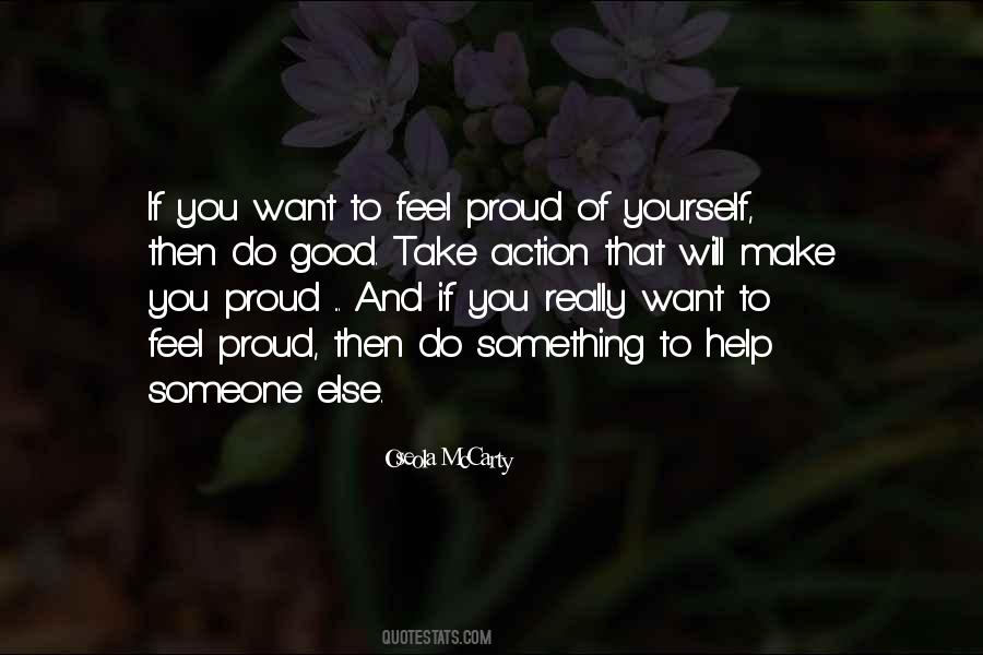 Feel Proud Of Yourself Quotes #1185232