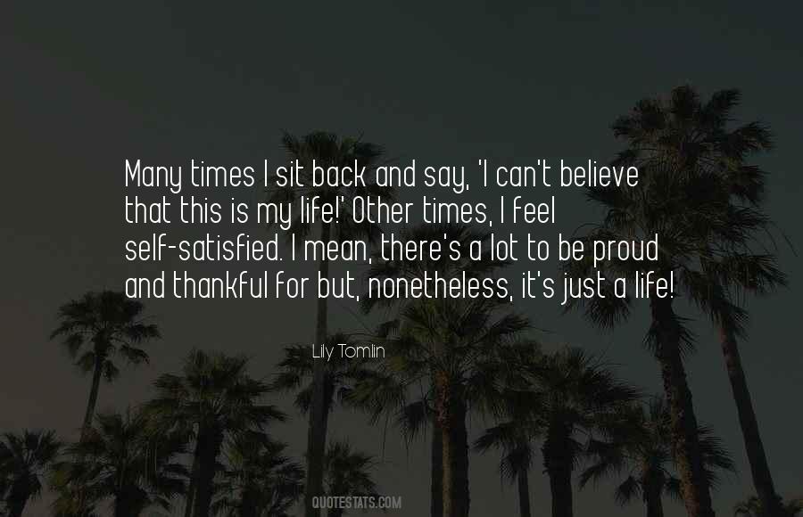 Feel Proud Of Yourself Quotes #271238