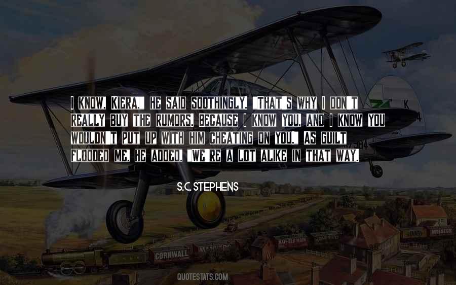 Cheating Me Quotes #1351298