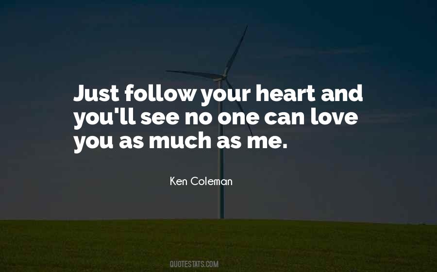 Just Follow Me Quotes #1157394