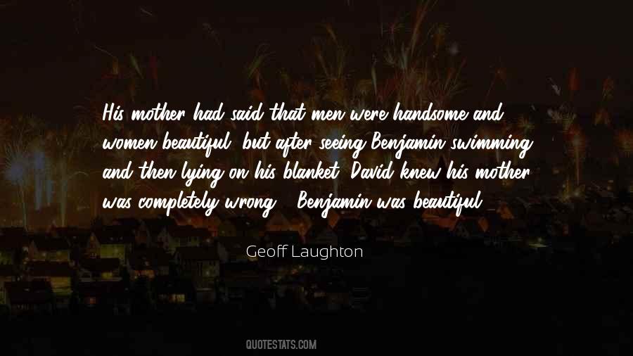 Quotes About Handsome Men #963696