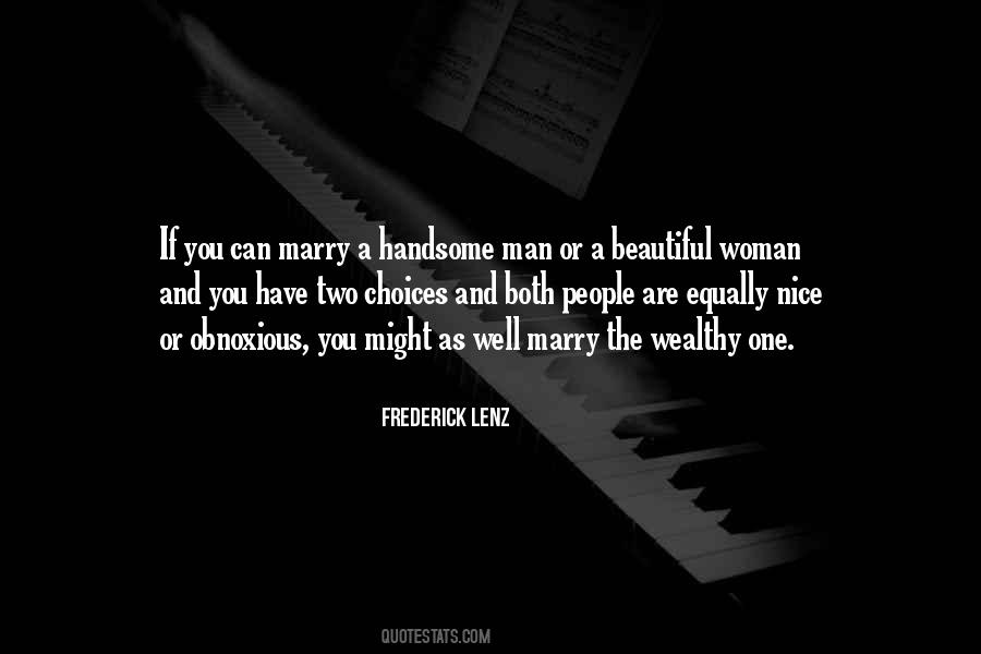 Quotes About Handsome Man #920245