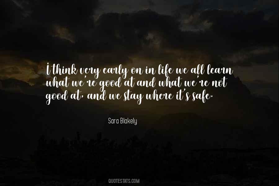 We Learn In Life Quotes #512552