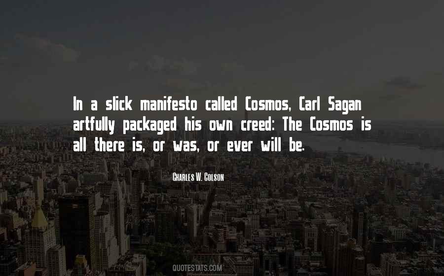 Cosmos Carl Sagan Quotes #1185169