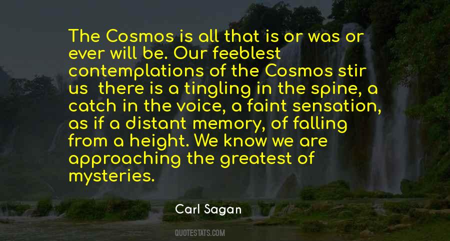 Cosmos Carl Sagan Quotes #1445886