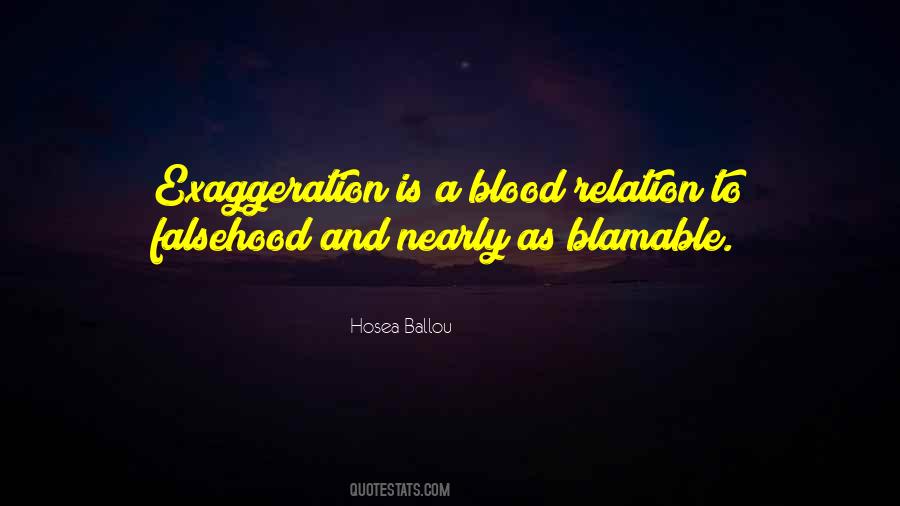 Quotes About The Blood Relation #667203