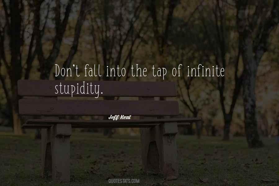 Infinite Stupidity Quotes #281252