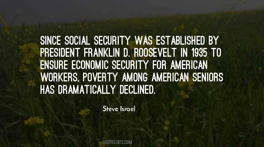 Roosevelt Social Security Quotes #628425