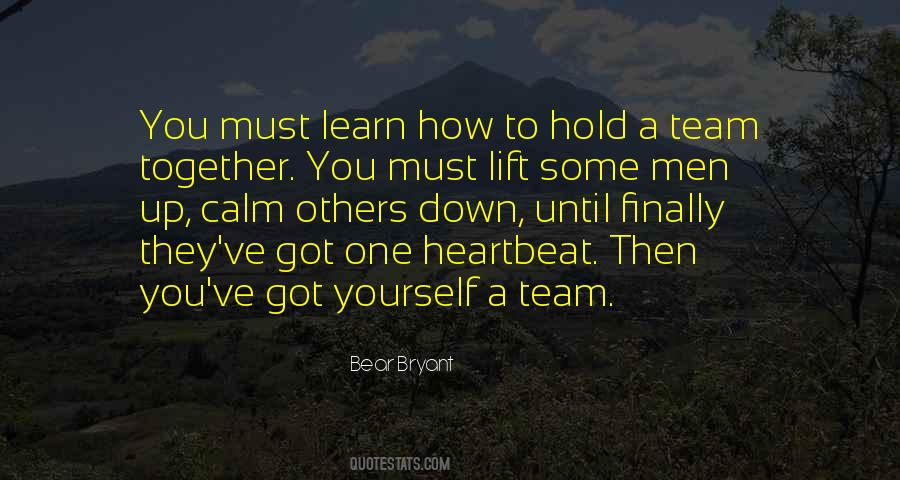 Hold Down Quotes #505749