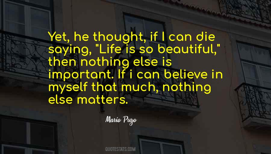 When Nothing Else Matters Quotes #356253