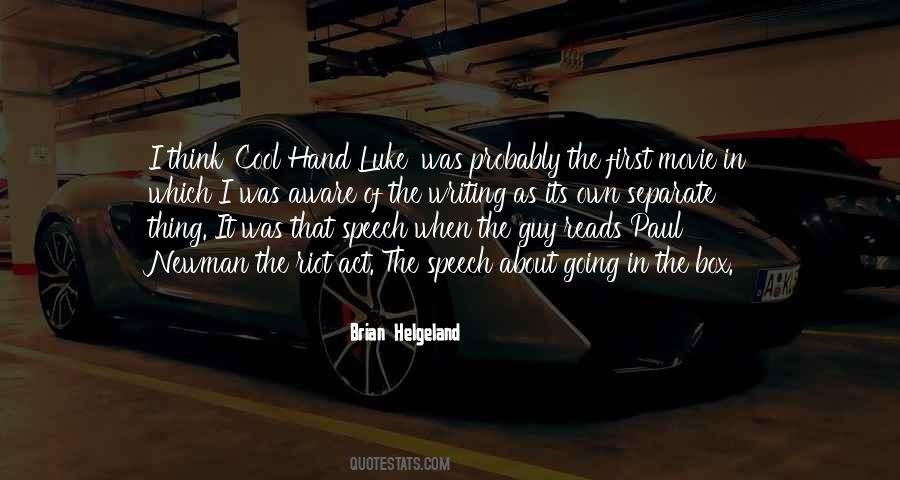 First Thing I Think About Quotes #21296