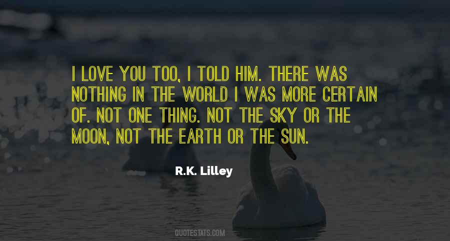 I Love You Moon Quotes #510568