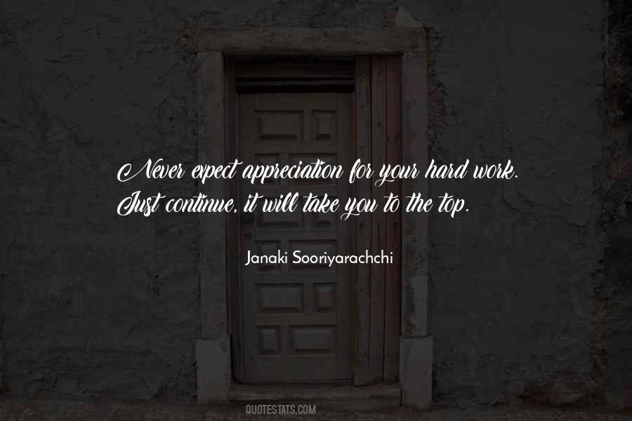 Your Hard Work Quotes #530594
