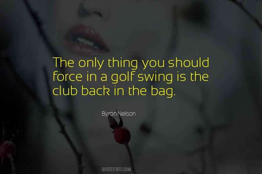 Golf Bag Quotes #408863