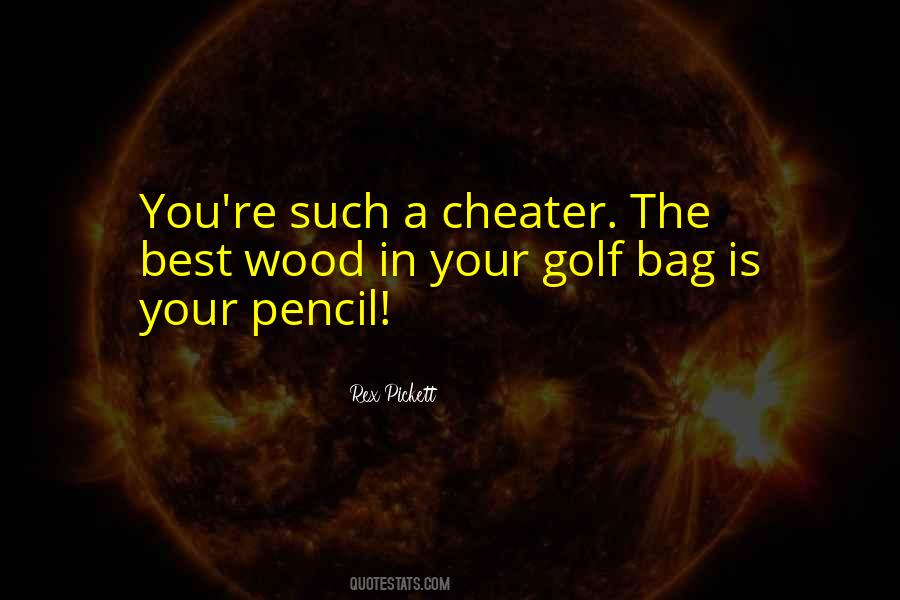 Golf Bag Quotes #8853
