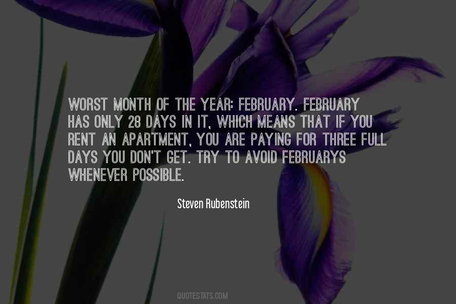 Worst Month Quotes #744813
