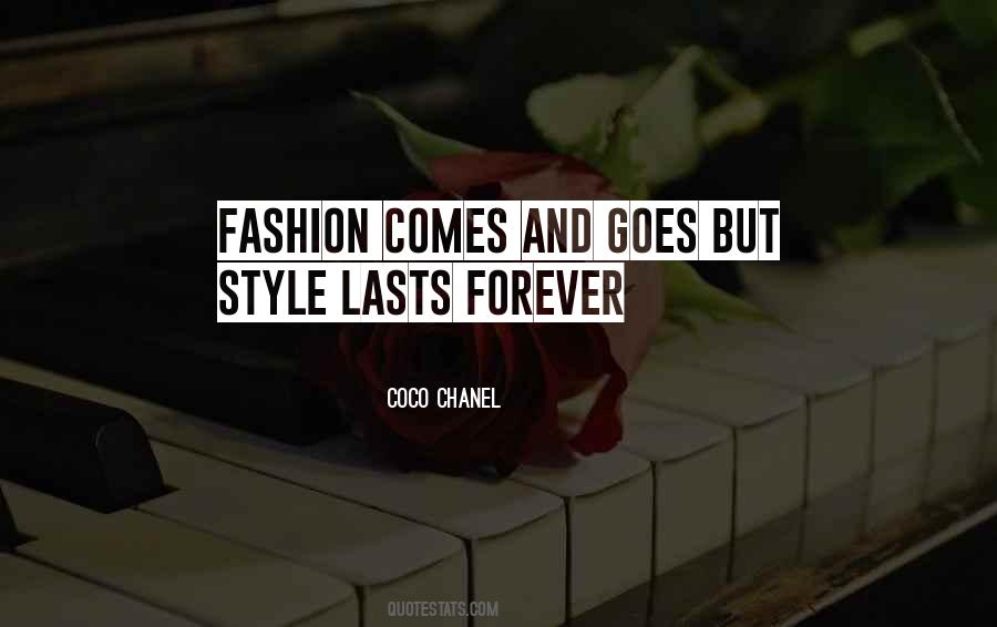Style Is Forever Quotes #251467