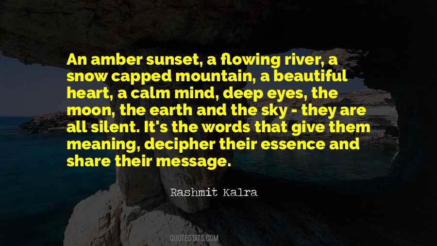 Moon And Mountain Quotes #1603243