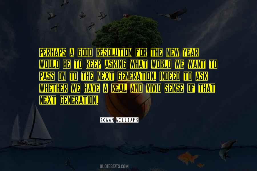 A Good Resolution Quotes #1162651