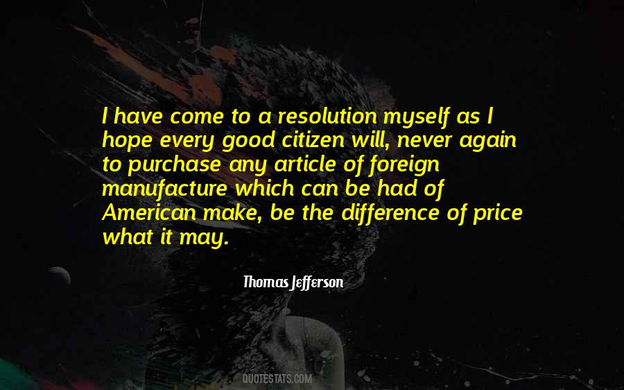 A Good Resolution Quotes #356899