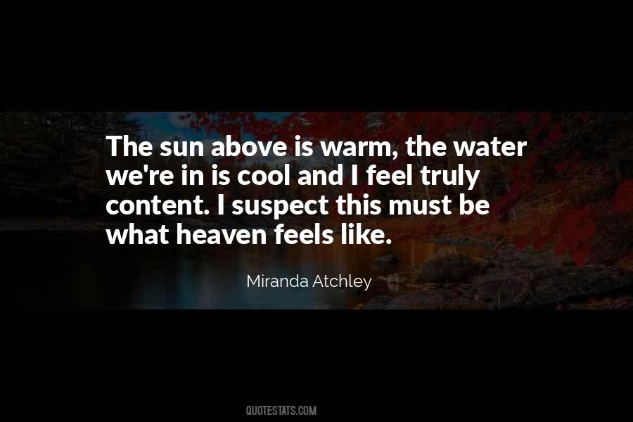 I Feel Content Quotes #26879