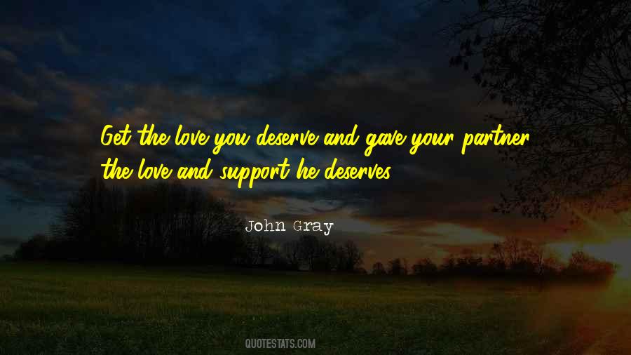 Deserve Your Love Quotes #1647993