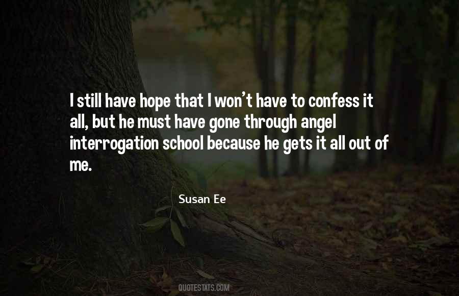 Angel Of Hope Quotes #1324297