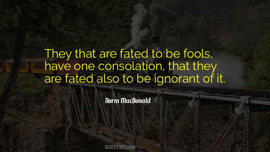 Ignorant Fool Quotes #1661277