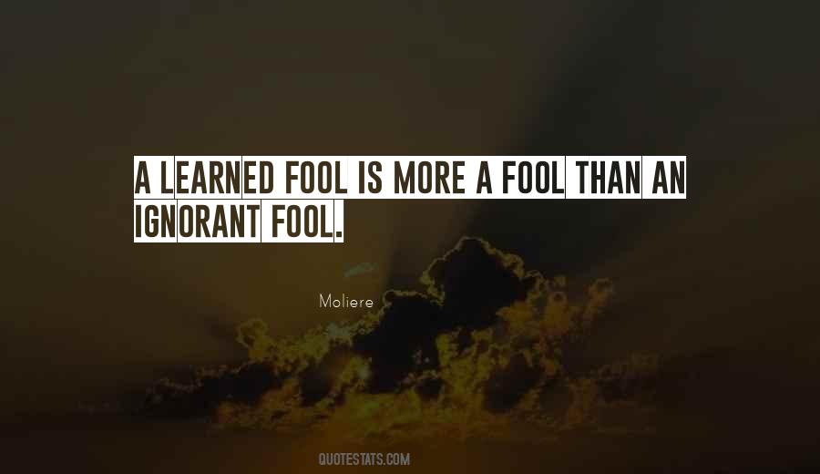 Ignorant Fool Quotes #997232