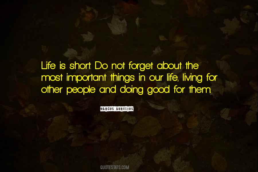 Most Important Life Quotes #823775