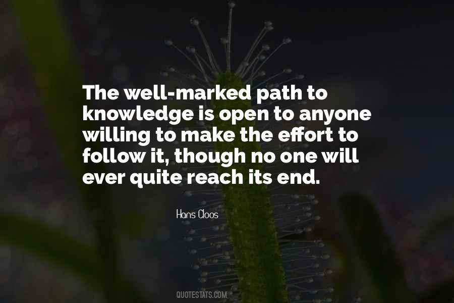 Follow No Path Quotes #319147